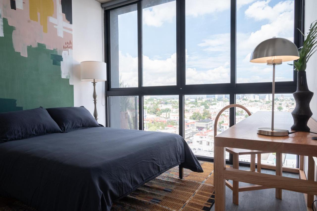 Galeria Flat Rooftop Pool Witgdl グアダラハラ エクステリア 写真