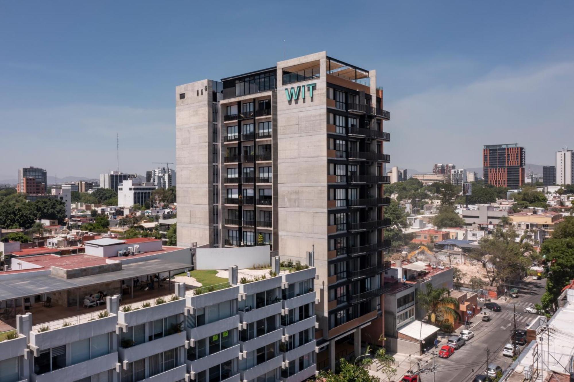 Galeria Flat Rooftop Pool Witgdl グアダラハラ エクステリア 写真