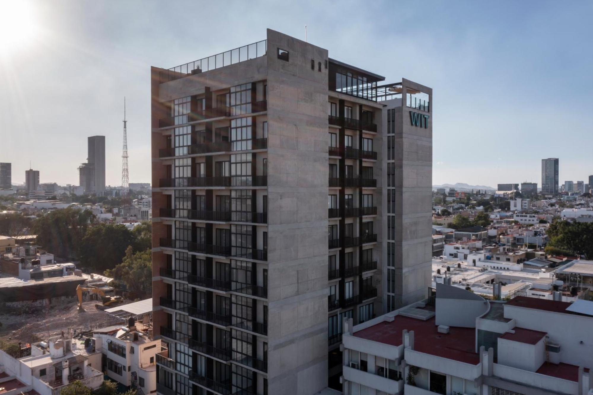 Galeria Flat Rooftop Pool Witgdl グアダラハラ エクステリア 写真
