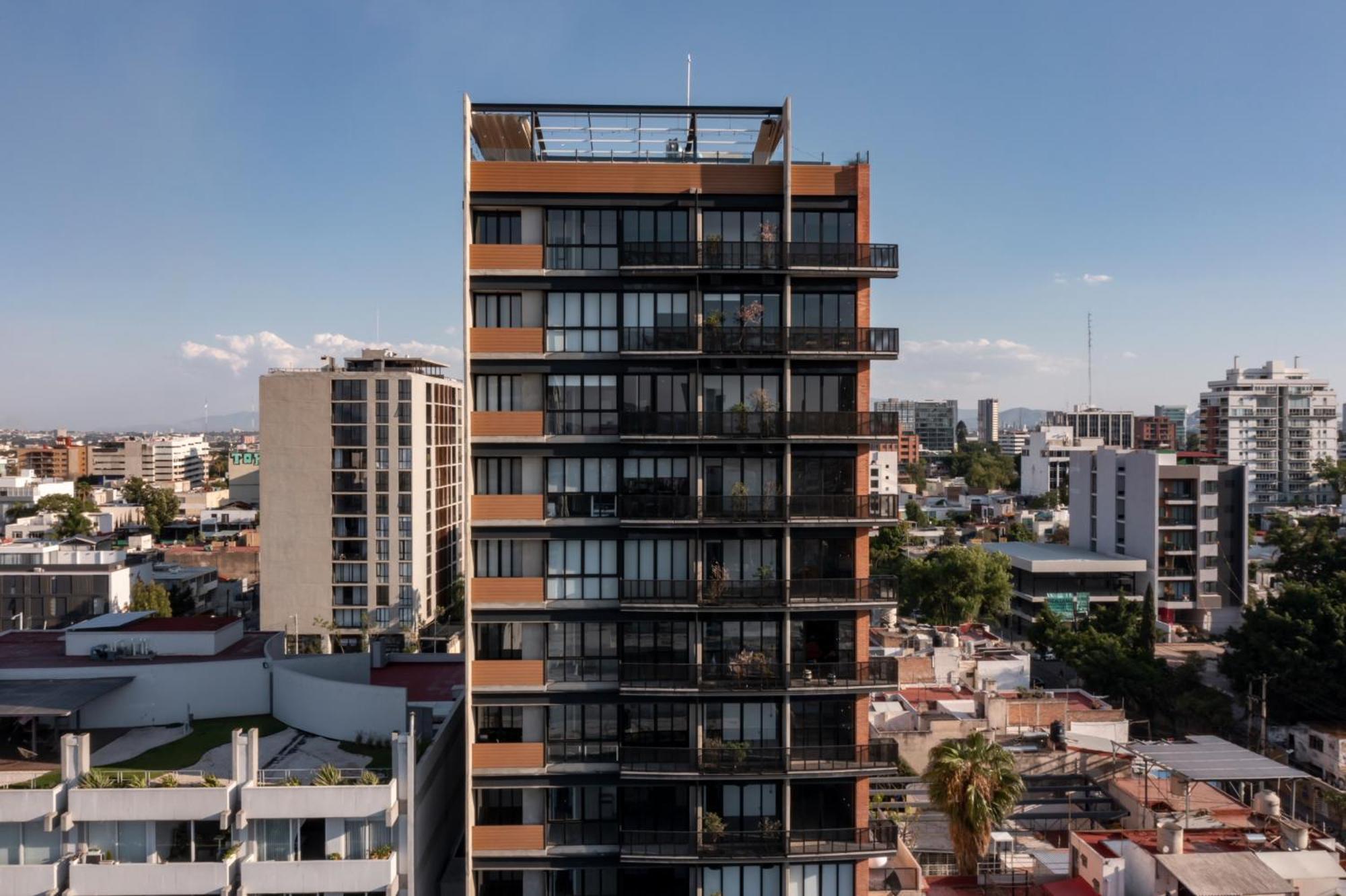 Galeria Flat Rooftop Pool Witgdl グアダラハラ エクステリア 写真