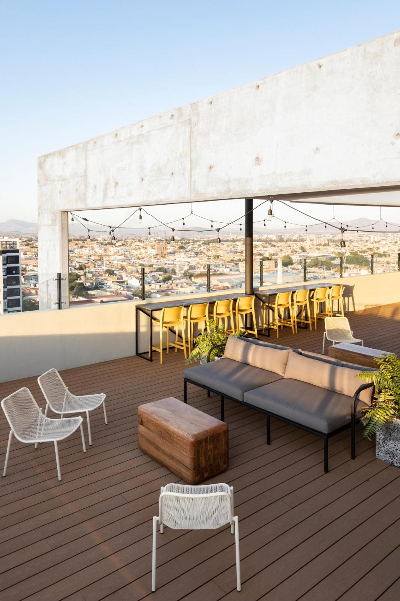 Galeria Flat Rooftop Pool Witgdl グアダラハラ エクステリア 写真