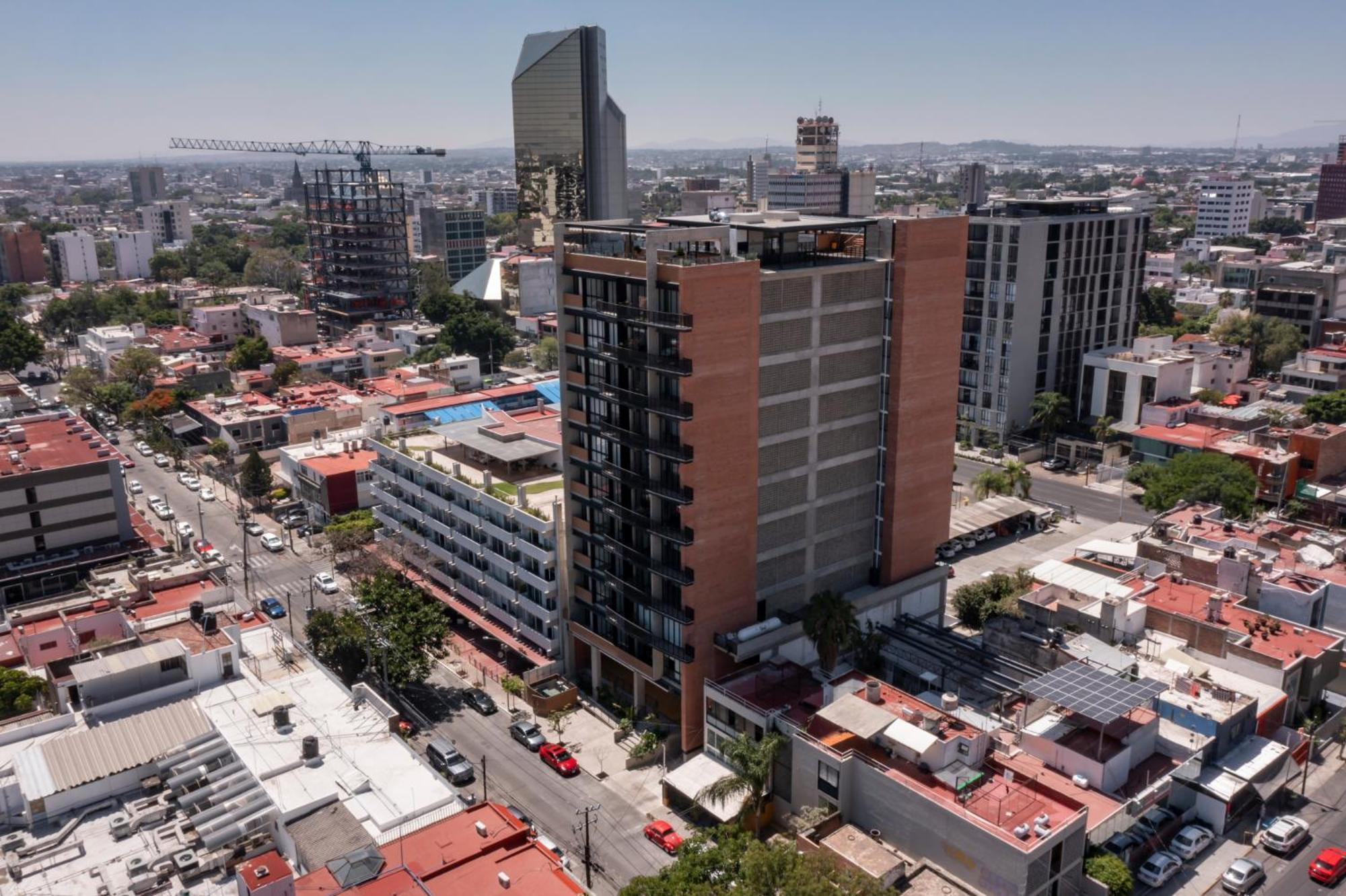 Galeria Flat Rooftop Pool Witgdl グアダラハラ エクステリア 写真